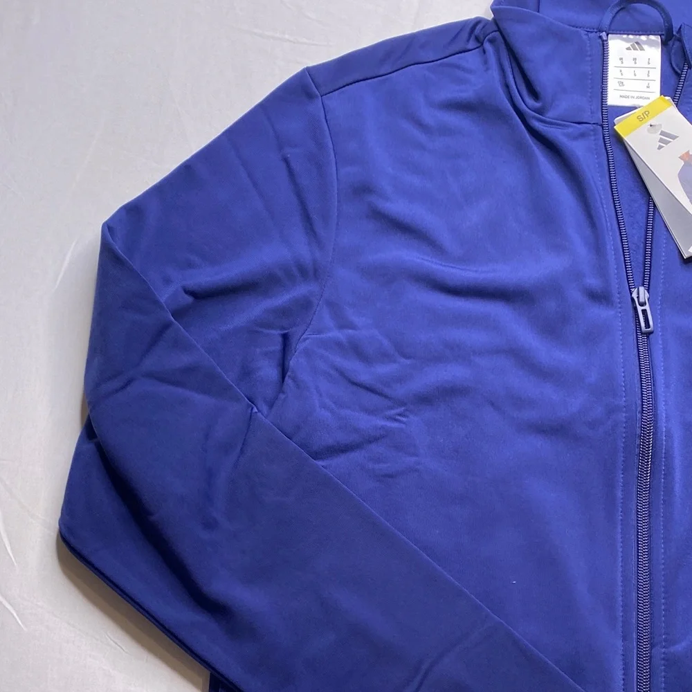 NWT-Adidas Royal Blue‎ Full Zip Jacket Size Small